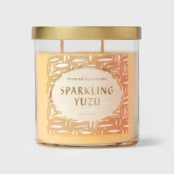 Lidded Glass Jar Candle Sparkling Yuzu - Opalhouse™ -HomeVibe Store GUEST 18fdf501 b6b7 4c07 9045 290aa3a8a15a