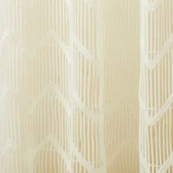 1pc 50"x84" Sheer Zig Zag Macrame Curtain Panel Cream - Opalhouse™ Designed With Jungalow™ -HomeVibe Store GUEST 453c4af7 309c 4148 8efd 84874224d2bb