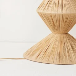 Faux Raffia Floor Lamp Brown (Includes LED Light Bulb) - Opalhouse™ Designed With Jungalow -HomeVibe Store GUEST 722eef02 bd1a 4345 bc17 2300537469fc