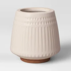 Textured Ceramic Planter Pots White - Opalhouse™ -HomeVibe Store GUEST 771efa5e 3add 4e21 80c4 c9499e40fff5