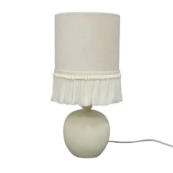 Small Table Lamp With Fringe Shade Off-White (Includes LED Light Bulb) - Opalhouse™ Designed With Jungalow™ -HomeVibe Store GUEST 7b52390b 0f9b 4c1c be8b 991b426944b8