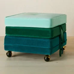 Marin Stackable Pouf With Casters - Opalhouse™ Designed With Jungalow™ -HomeVibe Store GUEST 9021f050 cd48 4a39 99ce ff3529715dfb