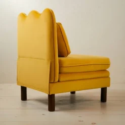 Bencia Slipper Chair Mustard - Opalhouse™ Designed With Jungalow™ -HomeVibe Store GUEST a0cf3891 5fcb 4e49 b2aa 64b42fb9e215