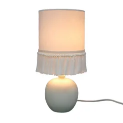 Small Table Lamp With Fringe Shade Off-White (Includes LED Light Bulb) - Opalhouse™ Designed With Jungalow™ -HomeVibe Store GUEST b032319a c7f7 464d ab2a a2536f5698f3